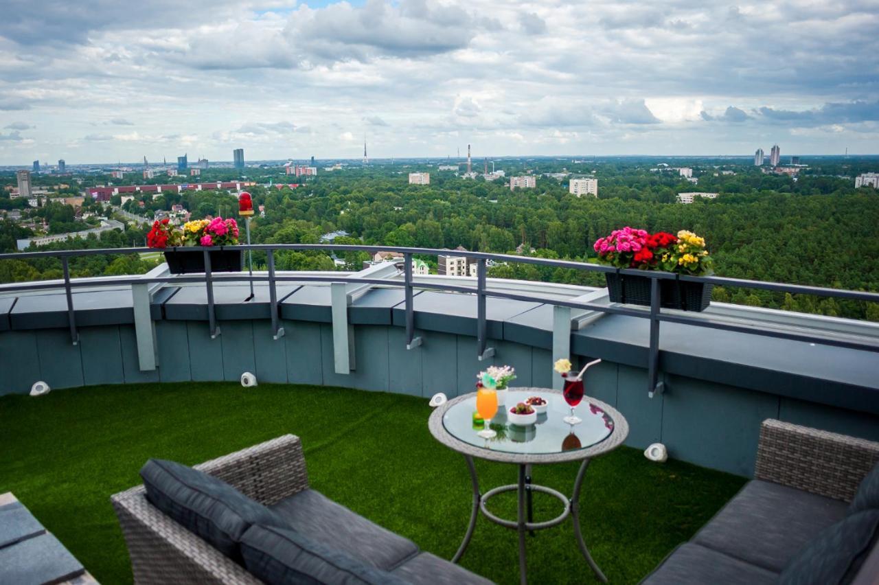 Skyhouse Riga Amazing Penthouse And Spa Dış mekan fotoğraf